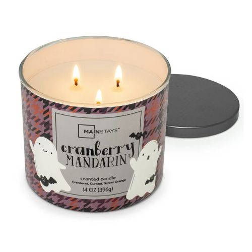 Mainstays Cranberry Mandarin Candle 3 Wick 14oz Candles RTC Direct Limited   