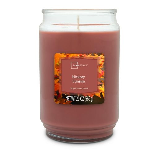 Mainstays Hickory Sunrise Jar Candle 20oz 566g Candles FabFinds   