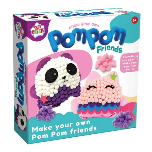 Kids Create Make Your Own Pom Pom Friends Arts & Crafts FabFinds   