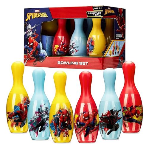 Marvel Spiderman Bowling Set Toys & Games Marvel   
