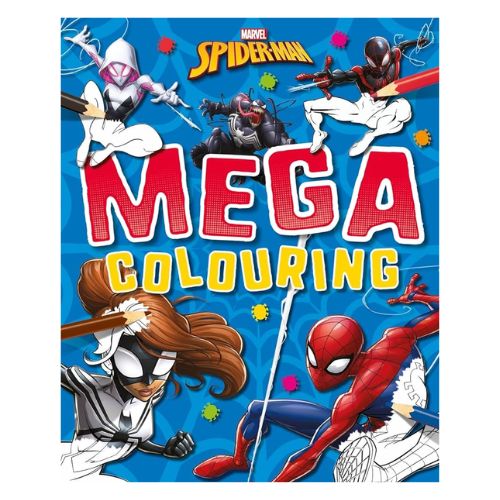 Marvel Spiderman Mega Colouring Book Arts & Crafts iglobooks   