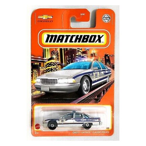 Matchbox Toy Cars Die Cast - Assorted Styles Toys matel Chevy Caprice Classic Police  