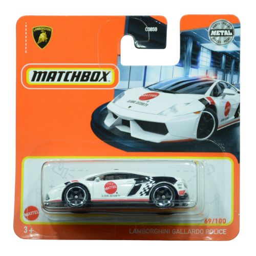 Matchbox Toy Cars Collection 2 - Assorted Styles Toys Mattel Lamborghini Gallardo Police  