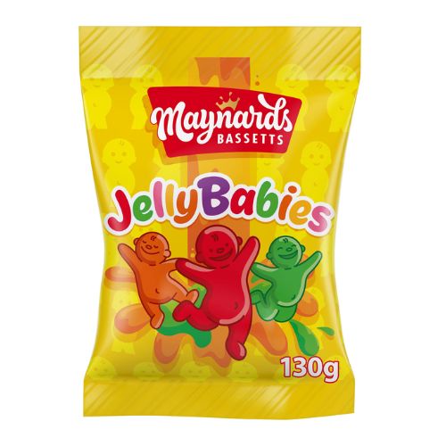 Maynards Bassetts Jelly Babies 130g Sweets, Mints & Chewing Gum Maynards   