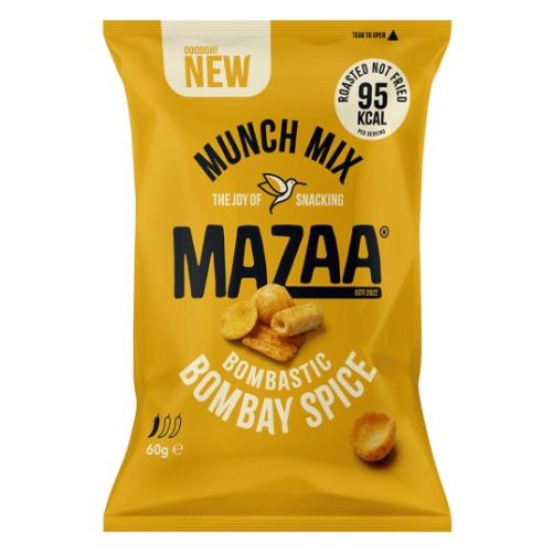 Mazaa Munch Mix Bombastic Bombay Spice 60g Crisps, Snacks & Popcorn mazaa   