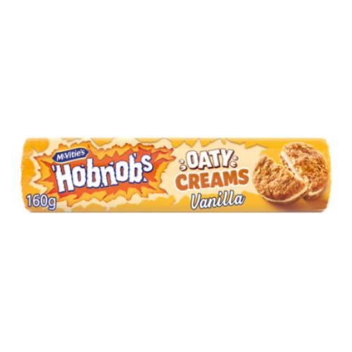 McVitie's Oaty Creams Hobnobs Biscuits 160g Biscuits & Cereal Bars McVities   
