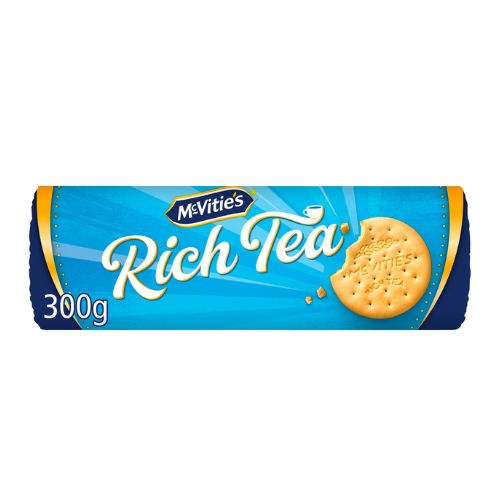 McVities Rich Tea The Classic One Biscuits 300g Biscuits & Cereal Bars McVities   