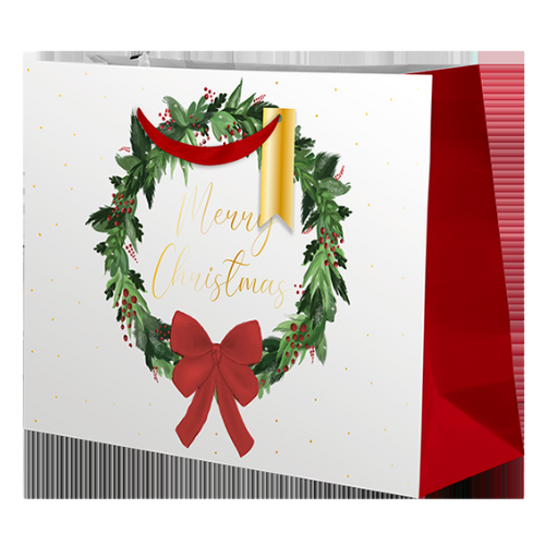Christmas Traditional Luxury Large Gift Bag Christmas Gift Bags & Boxes FabFinds Merry Christmas