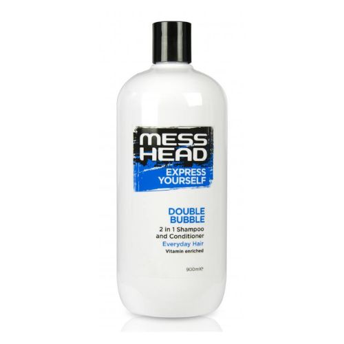 Mess Head Double Bubble 2 in 1 Shampoo & Conditioner 900ml Shampoo & Conditioner mess head   