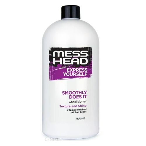 Mess Head Smoothly Does It Texture & Shine Conditioner 900ml Conditioners mess head   