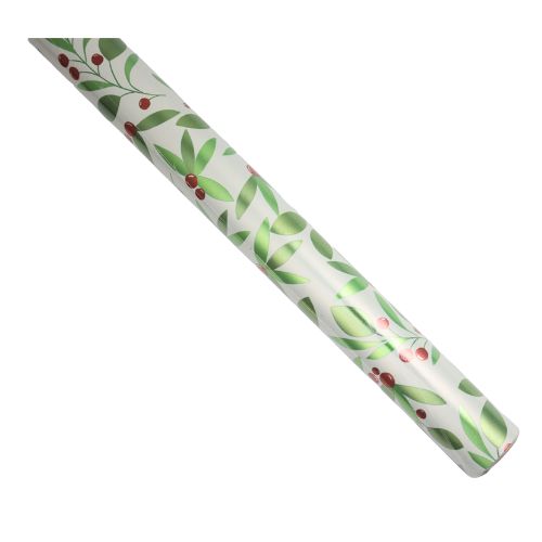 Metallic Foliage & Berry Christmas Wrapping Paper 3m Christmas Wrapping & Tissue Paper FabFinds   