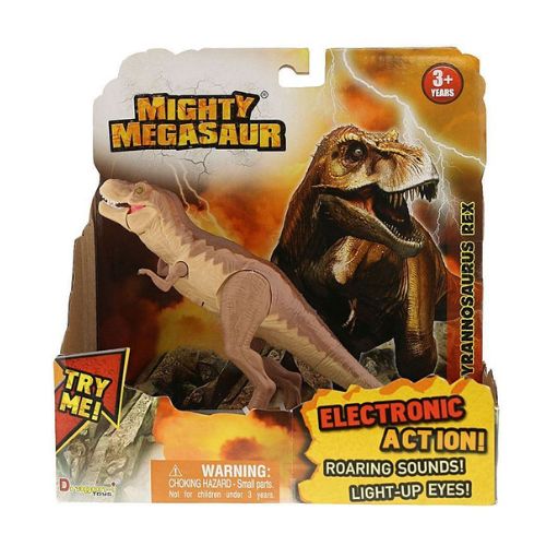 Mighty Megasaur Tyranosaurus Rex Light Sound Battery Operated