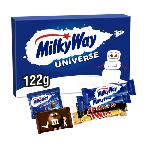 MilkyWay Universe Christmas Chocolate Selection Tray 122g Chocolate MilkyWay   