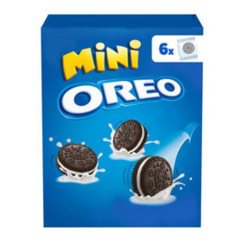 OREO Mini Vanilla Sandwich Biscuits 6 Snack Packs 114g Biscuits & Cereal Bars oreo   