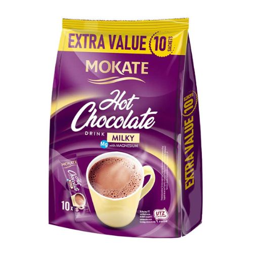 Mokate Milky Hot Chocolate 10 x 18g Coffee Mokate   