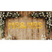 Perfect Day Mr & Mrs Gold Foil Balloons 35cm Party decor Fabfinds   