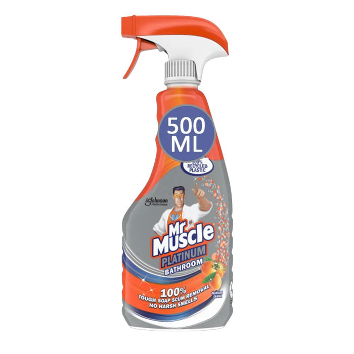 Mr Muscle Platinum Bathroom Spray 500ml Bathroom & Shower Cleaners Mr Muscle