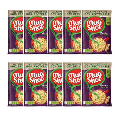 Mug Shot Thai Style Noodles 55g Case of 10 Pasta & Noodles Mugshot   
