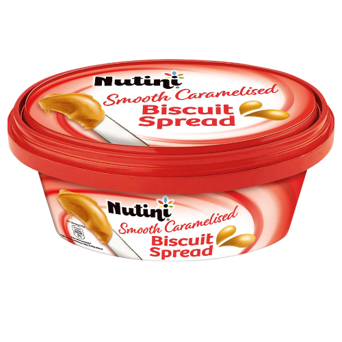 Nutini Smooth Caramelised Biscuit Spread 300g Assorted Packs Chocolate Nutini Pack of 1