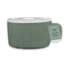 Natural Embossed Soup Mug Assorted Colours Food Storage FabFinds Green  