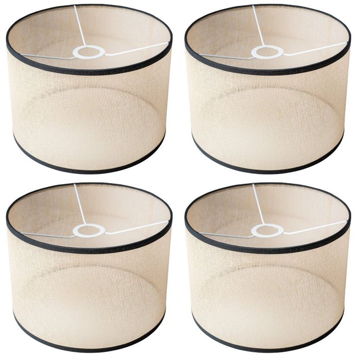 Natural Hemp Rope Lampshade Assorted Packs