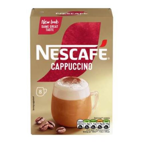 Nescafe Gold Cappuccino Instant Coffee 8 Sachets Coffee Nescafé   