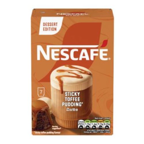 Nescafé Dessert Edition Sticky Toffee Pudding Latte 7 x 20g Coffee Nescafé   