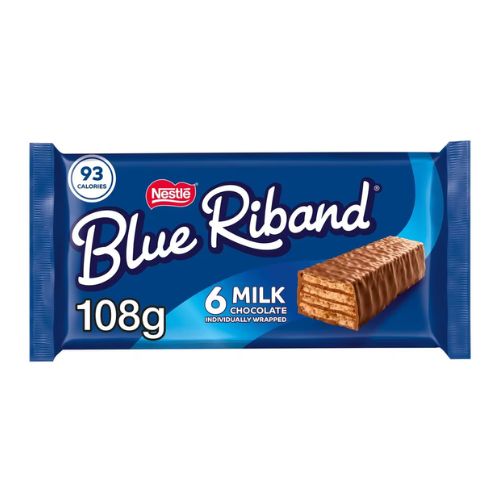 Nestle Blue Riband Milk Chocolate Bars 6 Pack (6 x18g) - FabFinds