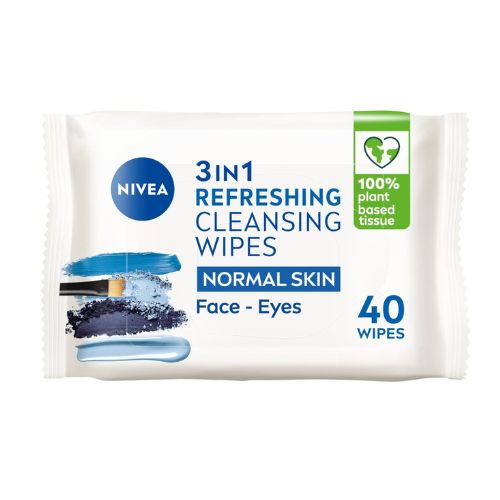 Nivea 3 in 1 Refreshing Cleansing Wipes 40 Pack Face Wipes nivea   