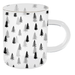 Christmas Nordic Printed Glass Mugs Assorted Designs Mugs Fabfinds Christmas Tree