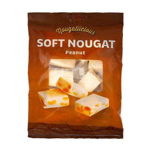 Nougatlicious Soft Nougat Peanut 130g Sweets, Mints & Chewing Gum ZPC   