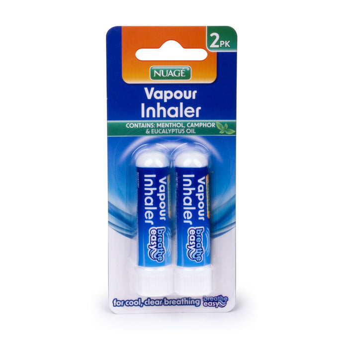 Nuagé Nasal Vapour Inhaler Sticks 2 Pack Assorted Packs Vapour Inhalers nuagé Pack of 1