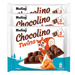 Nutini Chocolino Twins Salted Caramel Chocolate 3 Bars Assorted Packs Chocolate Nutini Pack of 3