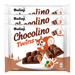 Nutini Chocolino Twins Hazelnut Chocolate 3 Bars Assorted Packs Chocolate Nutini Pack of 3