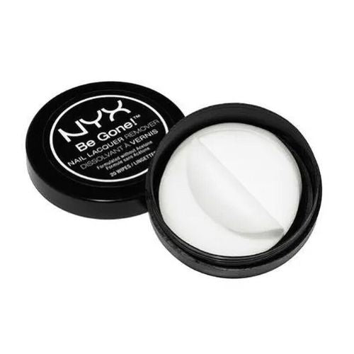 NYX Be Gone! Nail Lacquer Remover 20 Wipes Nail Care NYX   