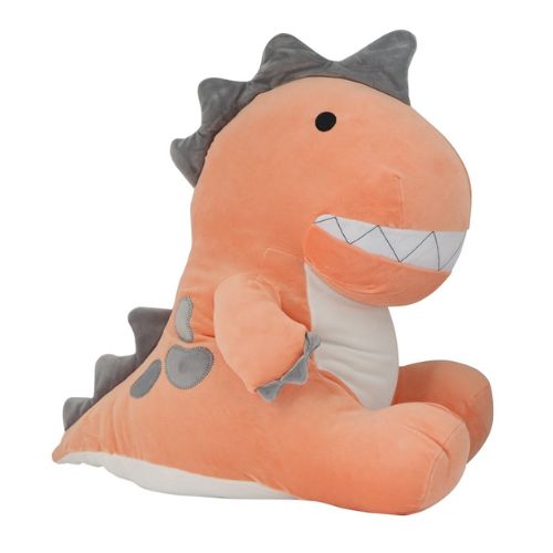 Oh So Soft Large Dinosaur Soft Toy 60cm Assorted Styles Toys FabFinds Orange Stegosaurus  