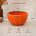 Halloween Ceramic Pumpkin Bowl 13cm Assorted Colours Halloween Accessories FabFinds