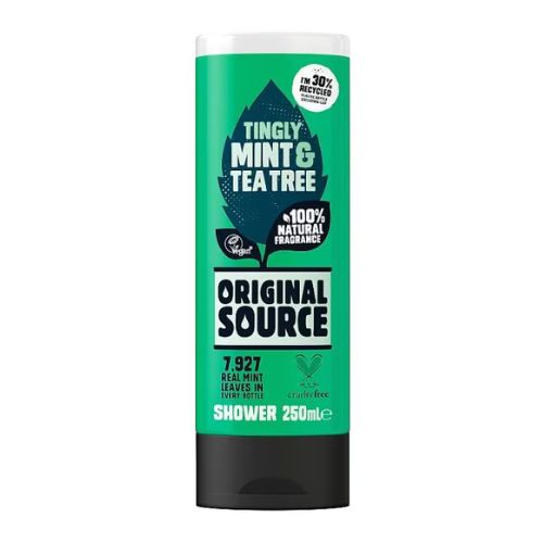 Original Source Mint & Tea Tree Shower Gel 250ml Shower Gel & Body Wash Original Source   