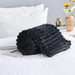 Cozy Ribbed Knit Throw Blanket Assorted Throws & Blankets FabFinds