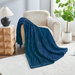 Cozy Ribbed Knit Throw Blanket Assorted Throws & Blankets FabFinds
