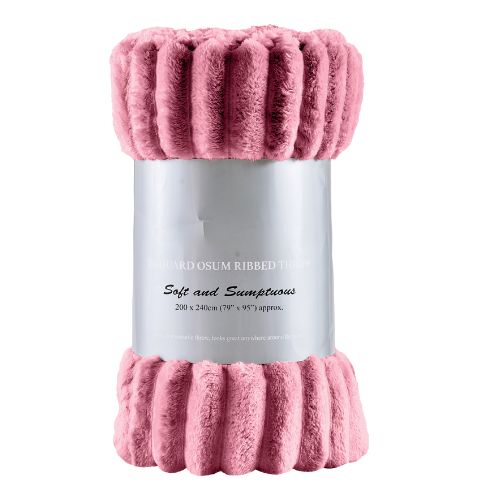 Cozy Ribbed Knit Throw Blanket Assorted Throws & Blankets FabFinds 200x240 Winter Berry