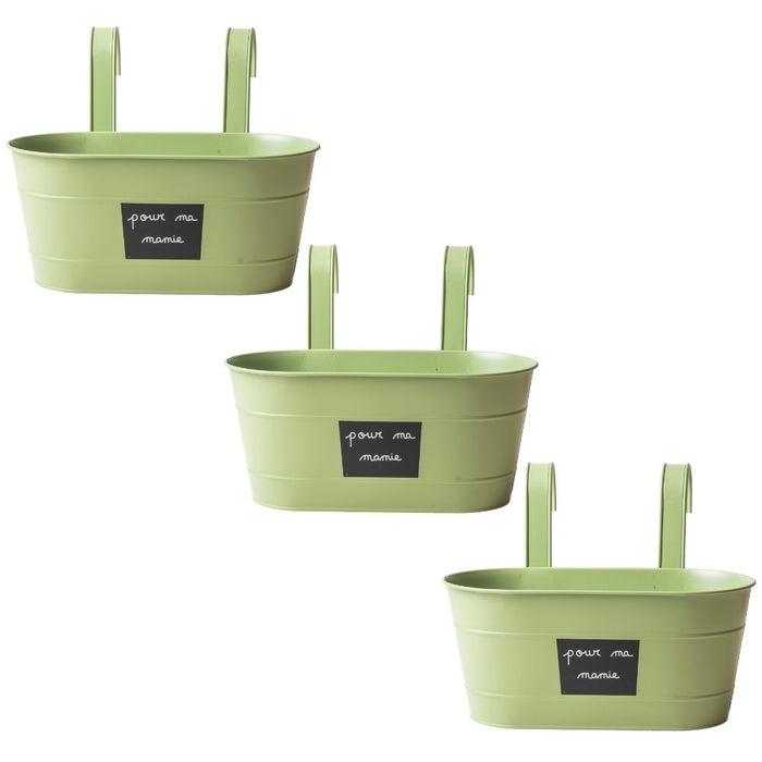 Over Fence Chalk Planter Spring Green 26.5cm Assorted Packs