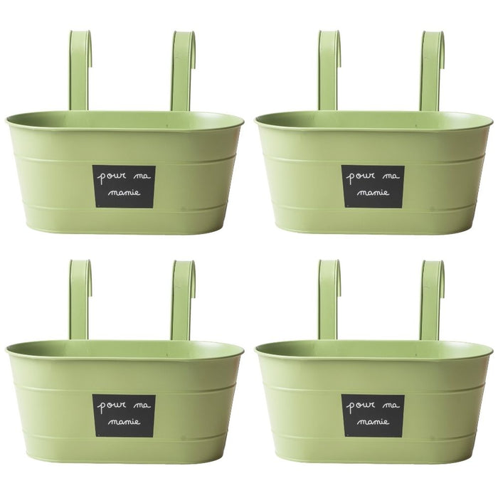 Over Fence Chalk Planter Spring Green 26.5cm Assorted Packs