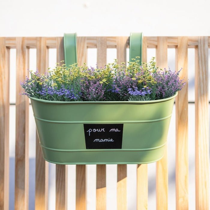 Over Fence Chalk Planter Spring Green 26.5cm Assorted Packs