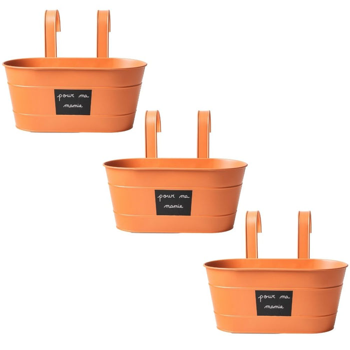 Over Fence Chalk Planter Terracotta 26.5cm Assorted Packs
