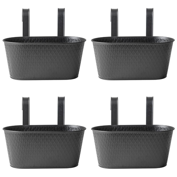 Over Fence Diamond Planter Black 26.5cm Assorted Packs