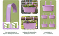Over Fence Diamond Planter Lavender 26.5cm Assorted Packs Plant Pots & Planters FabFinds