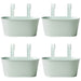 Over Fence Diamond Planter Sage Green 26.5cm Assorted Packs Plant Pots & Planters FabFinds Pack of 4