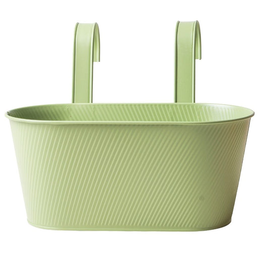 Over Fence Lined Planter Spring Green 26.5cm Assorted Packs Plant Pots & Planters FabFinds Pack of 1