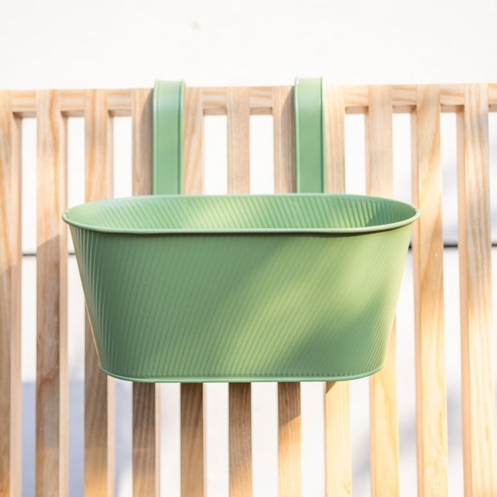 Over Fence Lined Planter Spring Green 26.5cm Assorted Packs